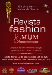 convite Revista Sul Fashion